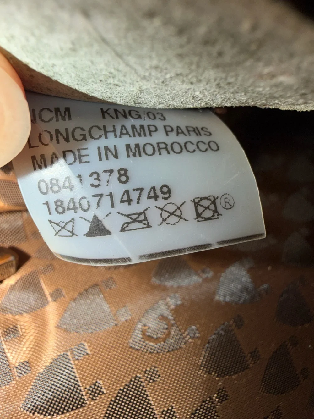 LONGCHAMP DARK GREEN BALZANE LEATHER BAG - Picture 4 of 15
